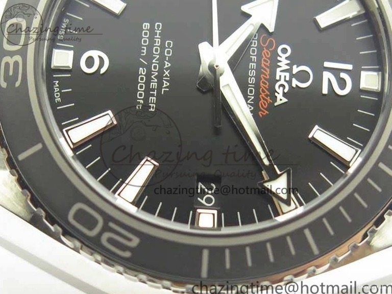 1230 Sleek Planet Ocean Professional Ceramic Bezel 42mm 1:1 MK Best Edition Silver Markers On SS Bracelet A 8085